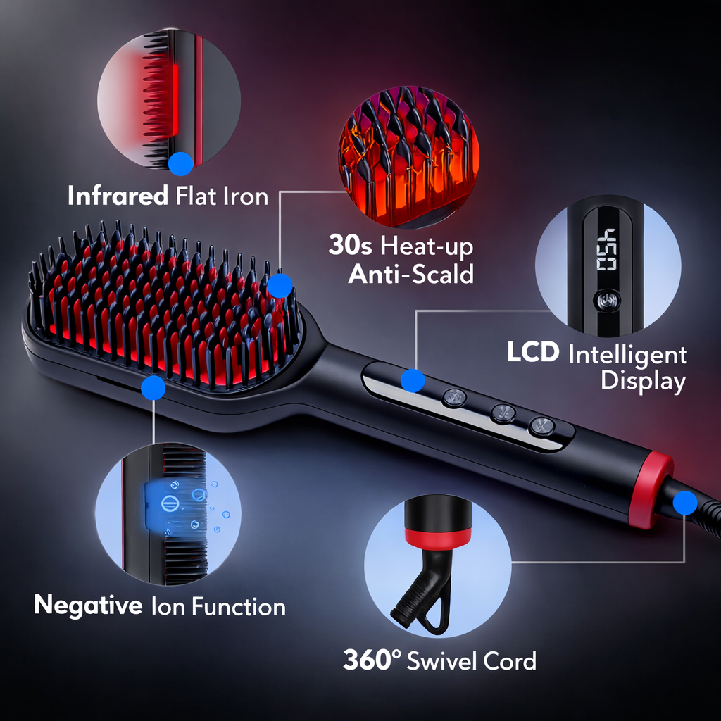 PEINE ALISADOR 2 EN 1